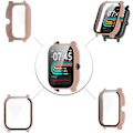 Miniatyrbild 3 av 11: Kompatibel med Nerunsa P66D Smartwatch-fodral, skärmskydd black for Nerunsa P66D