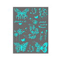 Miniatyrbild 8 av 11: Luminous Fjärils Tattoo Stickers Ansikte Arm Stickers Luminous Ta  JSN-010 1pcs