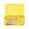Miniatyrbild 7 av 11: Nagelklipparset Nagelsaxar Rostfritt Stål Bärbar Manikyr yellow 4pcs