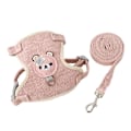 Miniatyrbild 4 av 11: Kattsele och koppel, Anti-Escape Justerbar Mjuk mesh ca M pink M
