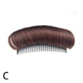 Miniatyrbild 1 av 11: Magisk osynlig hårvolymökning bulle maker fluffig puff svamp dark brown 10cm