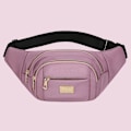 Miniatyrbild 4 av 11: Midjeväskor för Kvinnor Män Midjeväska Crossbody Väska Mode Resväska Pink One size