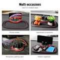 Miniatyrbild 6 av 11: Biltelefonhållare Pad Mat - Anti-slip Dashboard Pads 3 i 1 Bil D black one-size