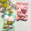 Miniatyrbild 10 av 11: 11 st Sminksvamp Set Makeup Ägg Tumme Puderpuff Mini Puff Bomullspuder A4E5 green 11pcs