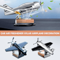 Miniatyrbild 10 av 11: Bilinstrumentbräda Flygplansdekoration Solcellsdriven Luftfräschare Diffuser Aromaterapi Black 1pcs