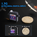 Miniatyrbild 11 av 11: Ultra Nano Sub Micro Servo 1.7g för RC Segelflygplan Bil Flygplan Drönare ` ι нр