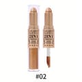Highlighter flytende + highlighter stick, konturstift, concealer, matt/skinnende FS352A