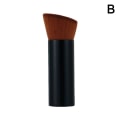 Miniatyrbild 1 av 11: Make Up Foundation Brush Flat Angled Head Liquid Powder Brushe black 1pcs