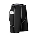 Miniatyrbild 6 av 11: Herrkläder Athletic Fitness Byxor Kompressionskorta Byxor Fickor Med black XXL
