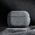 Miniatyrbild 9 av 11: Suedefodral Slim Skin TPU Skyddande Skal för Apple AirPod Black for airpods 4