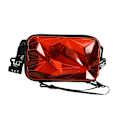 Miniatyrbild 9 av 11: Genomskinlig väska, transparent crossbody-väska för damer och herrar, axelväska F Transparent Red One size
