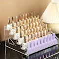 Miniatyrbild 9 av 11: Transparent Akryl Display Rack Flerlagers Nagellack Skrivbord Butik Leksaksförvaring Verktyg Display T1y9 3-layer 1pcs