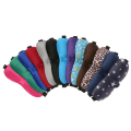 Miniatyrbild 3 av 11: 3D Reseögonmask Sovmask Vadderad Skugga Skydd Vila Avslappning Sovbindel Z1O0 Leopard print one-size