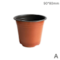 Miniatyrbild 1 av 11: Plast tvåfärgad blomkruka grönsak blomkruka kök hem-- blackA S
