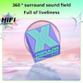 Miniatyrbild 5 av 11: Trådlös Bluetooth-högtalare I6O9 purple 1 set