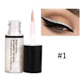 Miniatyrbild 1 av 11: Eye Shiny Kosmetiska Liners Silver Pigment Guld Ros Flytande Färg 01# one-size