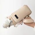 Miniatyrbild 8 av 11: Utomhus Vattenflaskväska Mobiltelefonväska Utomhus Mjölkkopp Isolerad Vattenkokare Skydd Barn L1g1 White One size