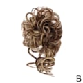 Miniatyrbild 1 av 11: Hårbit för kvinnor Chignon Messy Bun Ponytail Hair Curly Hair Ext 12H613 One-size
