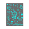 Miniatyrbild 7 av 11: Luminous Fjärils Tattoo Stickers Ansikte Arm Stickers Luminous Ta  JSN-007 1pcs