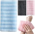 Badhanddukar - 3-pack 100 cm mjuka kroppsskrubbhanddukar, unisex bastu- och hudvårdsset