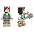 Miniatyrbild 1 av 11: Barn Byggklossar Mini Leksak Stad Minifigurer Block Minecraft Nano C2t4 H1049 1pcs