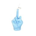 Miniatyrbild 7 av 11: Ljus i Form av Mittfinger för Mittfingerpresenter, Aromaljus  blue 9*6*5cm