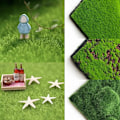 Miniatyrbild 3 av 11: Mikrolandskap Simulerad Falsk Mossa Konstgräs Ekologisk Dekor Sparse30*30cm 1pcs