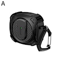 Miniatyrbild 1 av 11: Hörlursfodral för Airpod 4 med lock i kolfibermönster Black for airpods 4