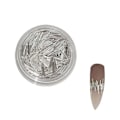 Miniatyrbild 7 av 11: Ultrafina metallremsor för nageltillbehör, glittrande reflekterande  whiteA 4mm