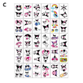 Miniatyrbild 9 av 11: Tatueringsdekal Cartoon Söt Katt Arm Ansikte Tillfällig Tatuering Dekal style 4 30pcs