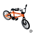Miniatyrbild 1 av 11: Tech Deck Finger Bicycle Bike Toys Kids Children Boys Wheel BMX orange one-size