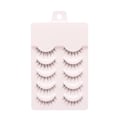 Miniatyrbild 7 av 11: 5 Par 3D Faux Lashes Naturliga Falska Fransar Fluffiga Mjuka Wispy  007 5 pairs