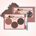 Miniatyrbild 5 av 11: Naturlig 4-färgad Ögonbrynspulverpalett Vattentät Makeup Ögonbryn 03#  5g
