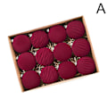 Miniatyrbild 1 av 11: 8 cm plyschjul till julgranen Red 1pcs