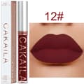 Makeup Läppglans 18 Nyanser Matt Läppstift, Överföringsresistent, Läppglans #12 12#