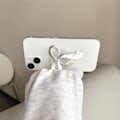 Miniatyrbild 8 av 11: Båge Telefonhållare Finger Ring Hållare Stativ Stöd För IPhone Sam silver 1pcs