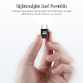 Miniatyrbild 7 av 11: USB-C Type C Hane till USB 3.0 Type A Hona OTG Adapterkabel 2024 Konverterare T4I6 Black typec