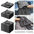 Miniatyrbild 11 av 11: Magicwipe XXL Torkduk för Badrum 40x60cm, Magicwipe Torkduk, för Dusch- dark grayB 3pcs