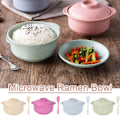 Miniatyrbild 9 av 11: Mikrovågsugns Ramen Skål Instant Noodle Bowls Med Lock Sats N6 Blue Bowl + Spoon