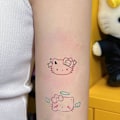 Miniatyrbild 7 av 11: Cinnamoroll Temporär Tatuering ▲ζ W7A5 H9U4 F4O2 W2V7 24pcs 1set