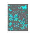 Miniatyrbild 11 av 11: Luminous Fjärils Tattoo Stickers Ansikte Arm Stickers Luminous Ta  JSN-001 1pcs