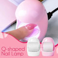 Miniatyrbild 4 av 11: Bärbar Nageltorklampa UV LED Nagelljus för Härdning av Gellack  white 1pcs