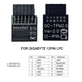 Miniatyrbild 7 av 11: Tpm2.0 säkerhetsmodul stöder moderkort av flera märken 12 14 1 green 20 pin LPC