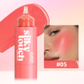 6-färgs naturlig flytande rouge