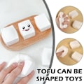 Miniatyrbild 4 av 11: Tofu Kawaii Långsamt Stigande Simulering Långsam Återhämtning Kläm R0R4 C3F2 Leksak V0X5 M8R3