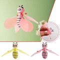 Miniatyrbild 6 av 11: Flygande älva honungsbi dockor magisk julgåva infraröd induktion C pink one-size