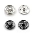 Miniatyrbild 5 av 11: 5 set metall påsydda tryckknappar Hårdvara Dold Tryck på But black 0.75cm 5pcs