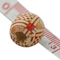 Miniatyrbild 11 av 11: 100 st Träpärlor Stort Hål Blandade För Macrame Smyckeshantverk BÄST /