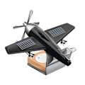 Miniatyrbild 1 av 11: Bilinstrumentbräda Flygplansdekoration Solcellsdriven Luftfräschare Diffuser Aromaterapi Black 1pcs