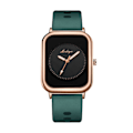 Miniatyrbild 6 av 11: Mode Casual Armbandsklocka för Kvinnor Ultratunn Enkel Kvarts Green One size